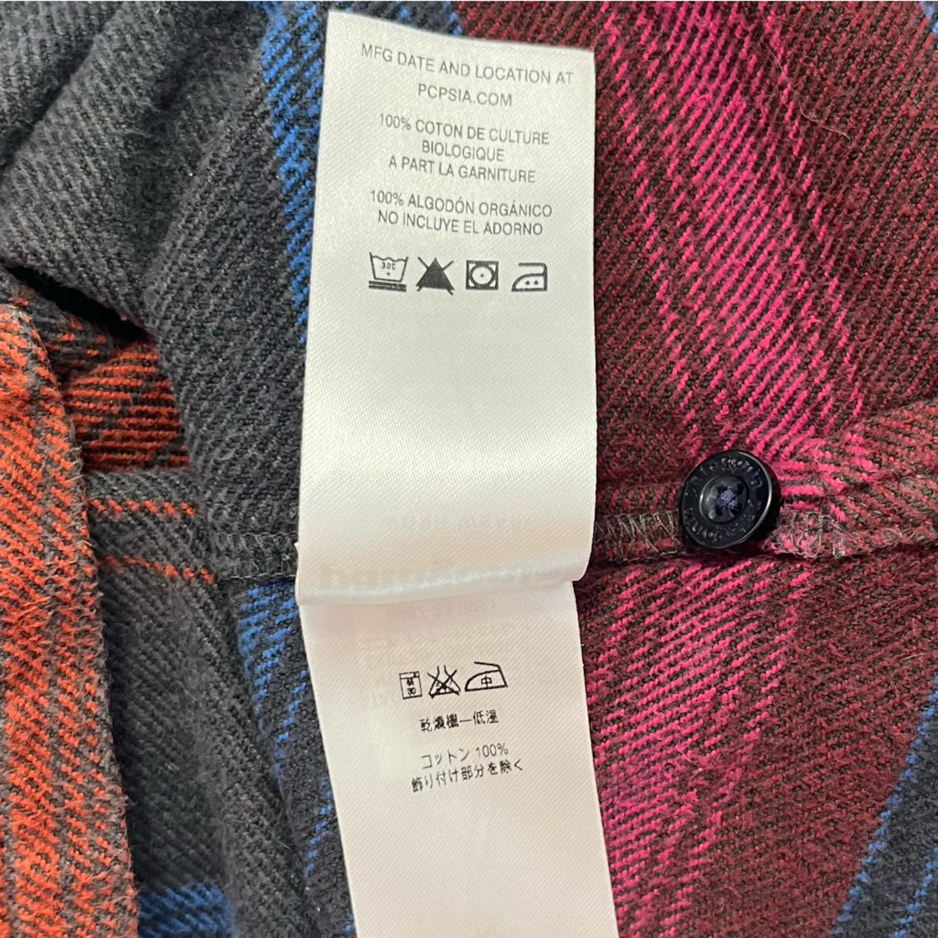 Patagonia Fjord Gaucho Flannel Shirt made from 100% organic Cotton - Image 4