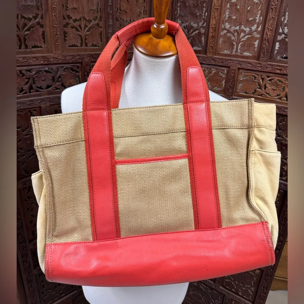 Tory burch orange tote large - Image 3