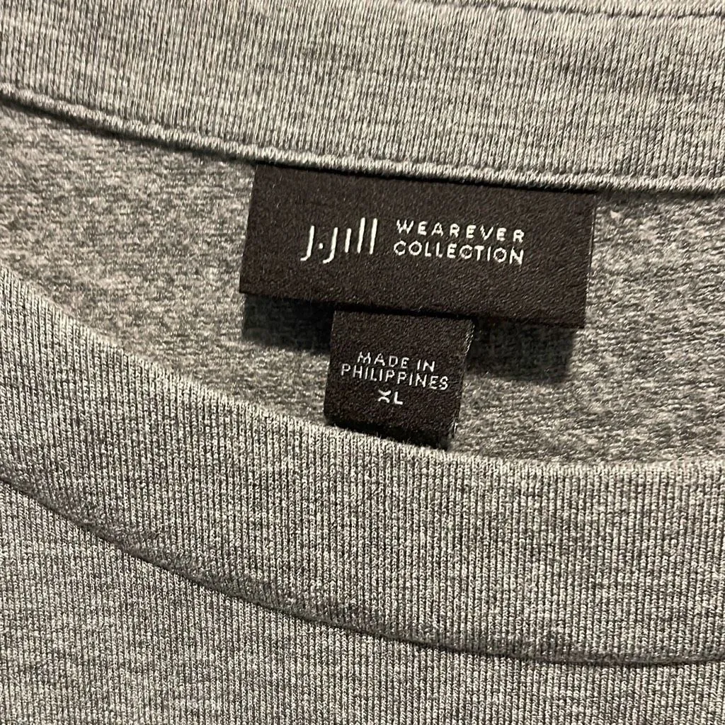 J. Jill Womens Wearever‎ Collection Heather Long Sleeve T - Image 4