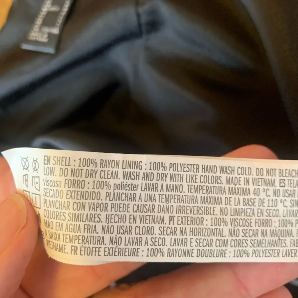 Forever 21 Floral Mini Skirt Large Black Adjustable Drawstring Front Ruffle - Image 4