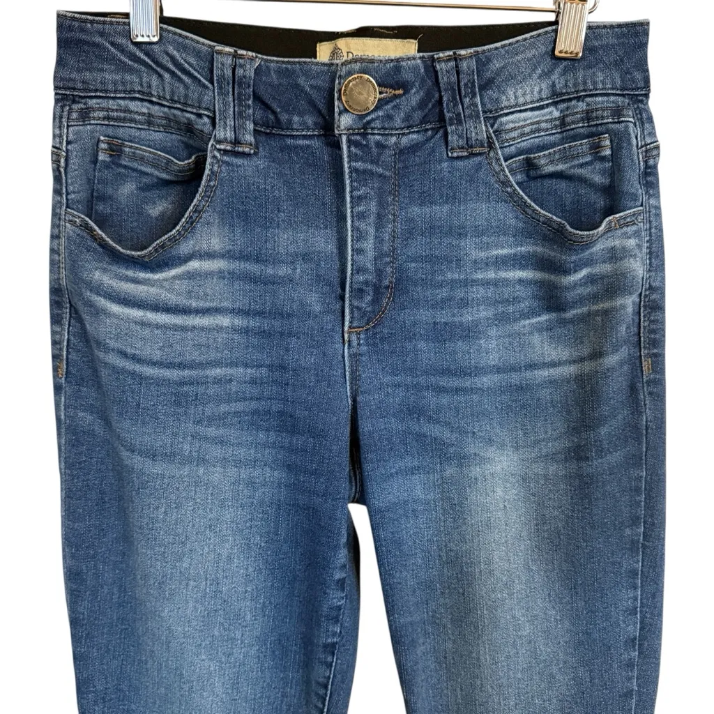 Democracy AB Technology Stretch Jeans Frayed Hem BN216RJNG Women’s Size 4 - Image 2