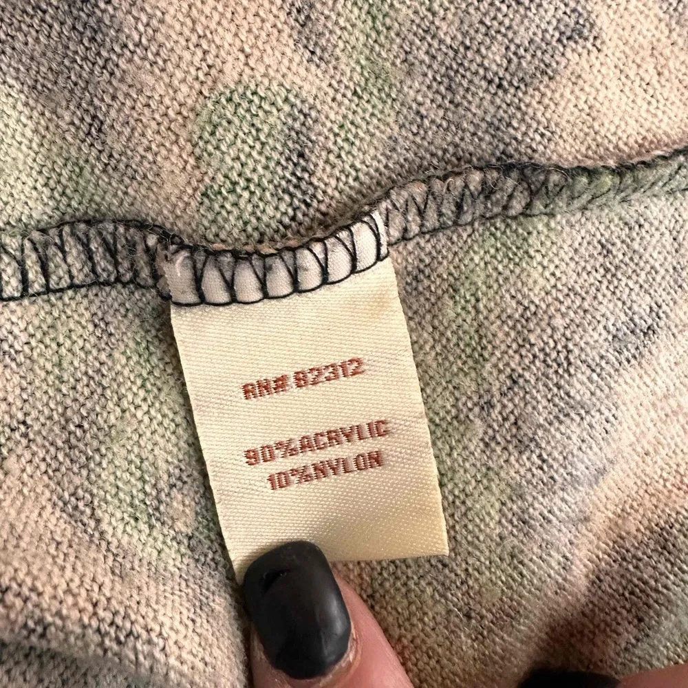 Aryeh Women's Black Sleeveless Floral Zipper Tunic Sweater Dress Size Medium - Image 8