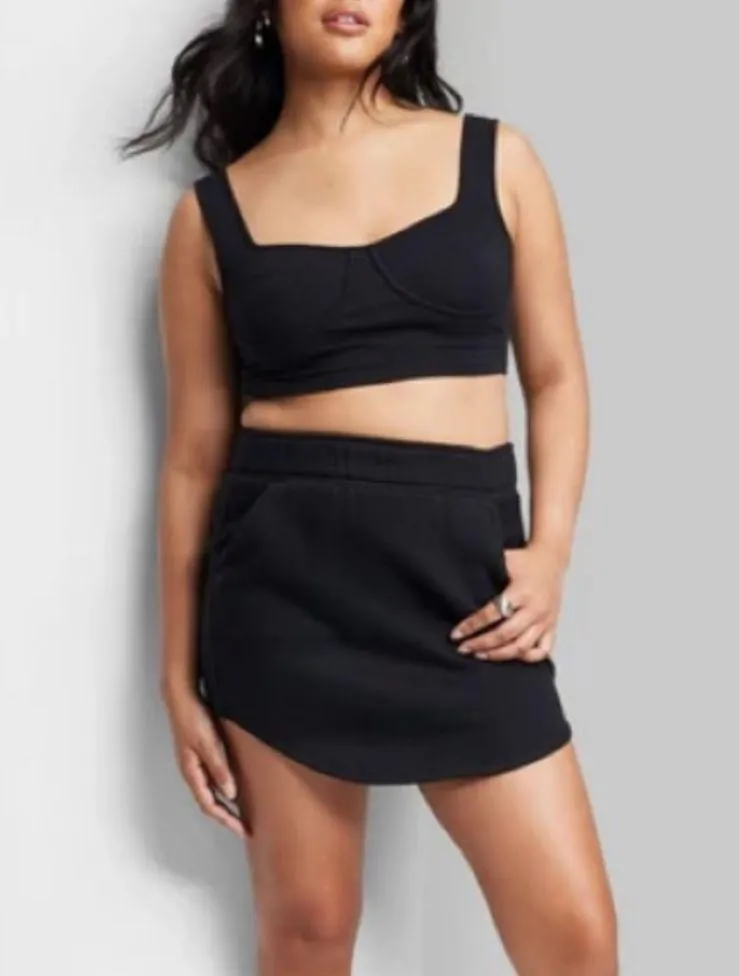 Wild Fable Bustier Cropped Tank Top - Image 2