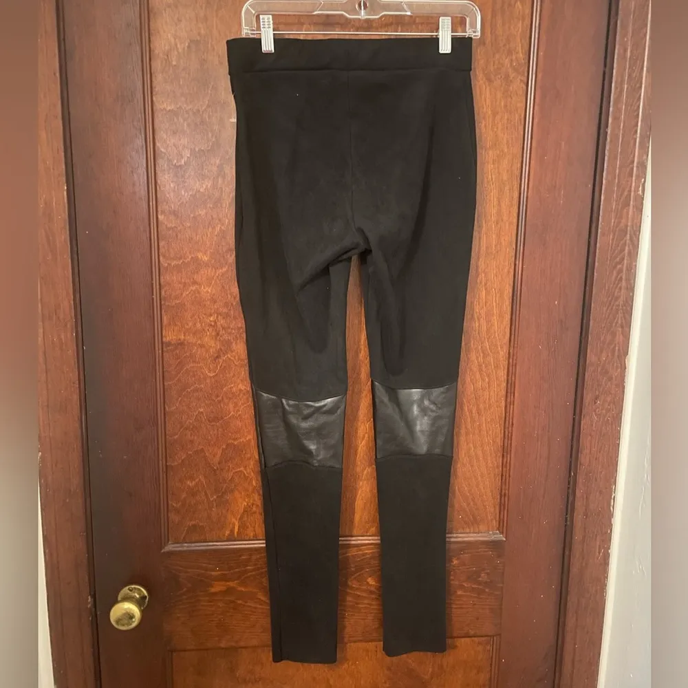 Wolford Passion Beat Suede Faux Leather Legging Size 8 - Image 3