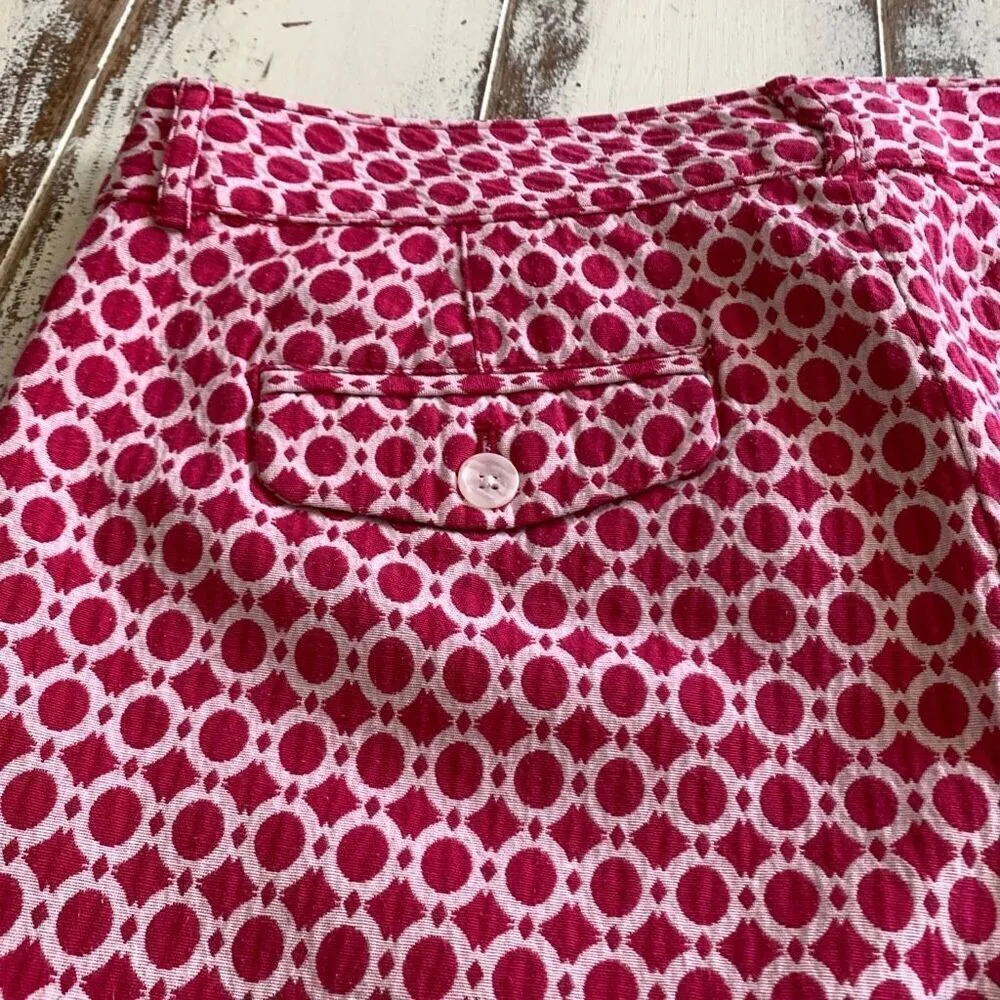 Banana Republic geometric pink short size 6 - Image 4
