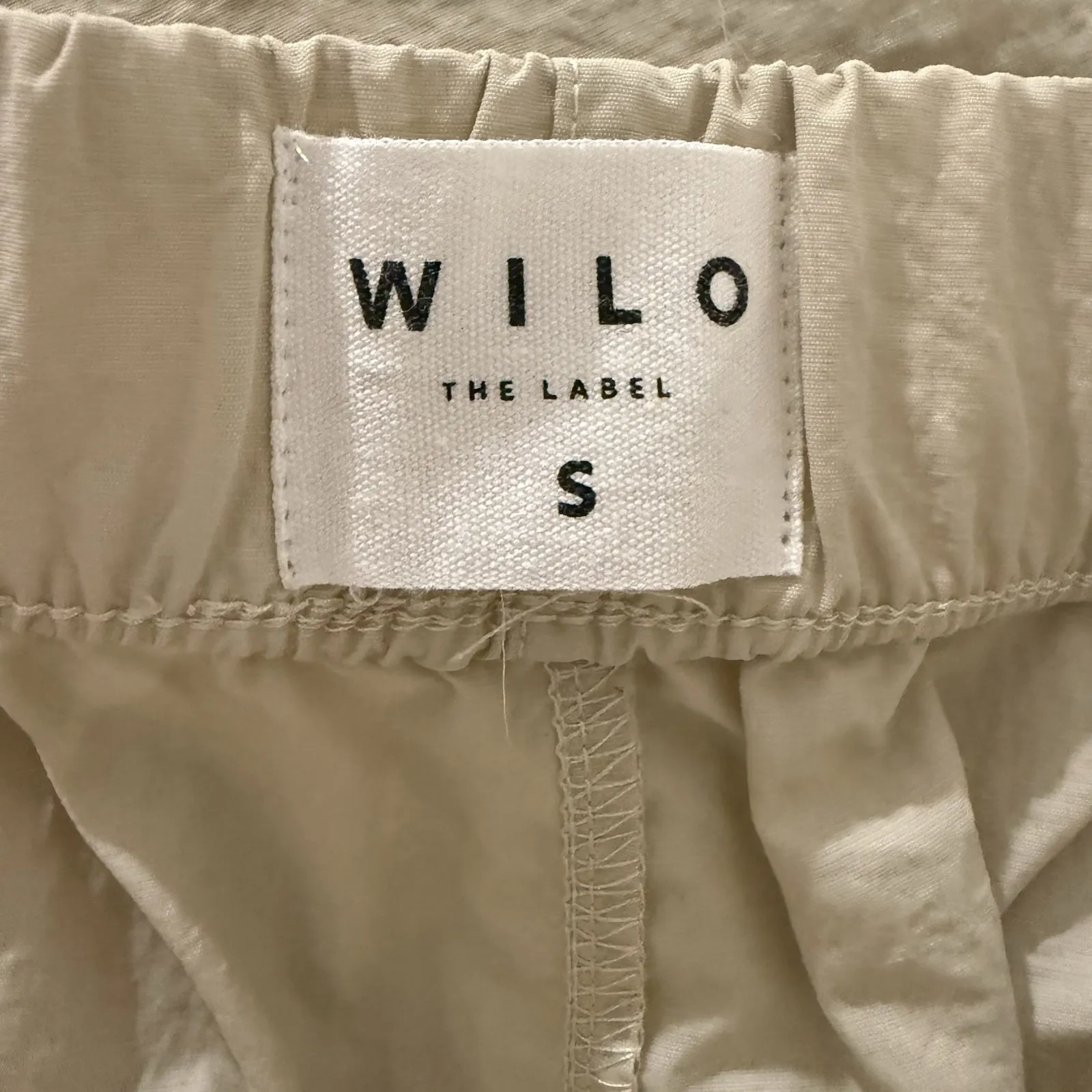 Wilo The Label Anthropologie Parachute‎ Fly Cargo Pants Womens Small Beige Tan - Image 5