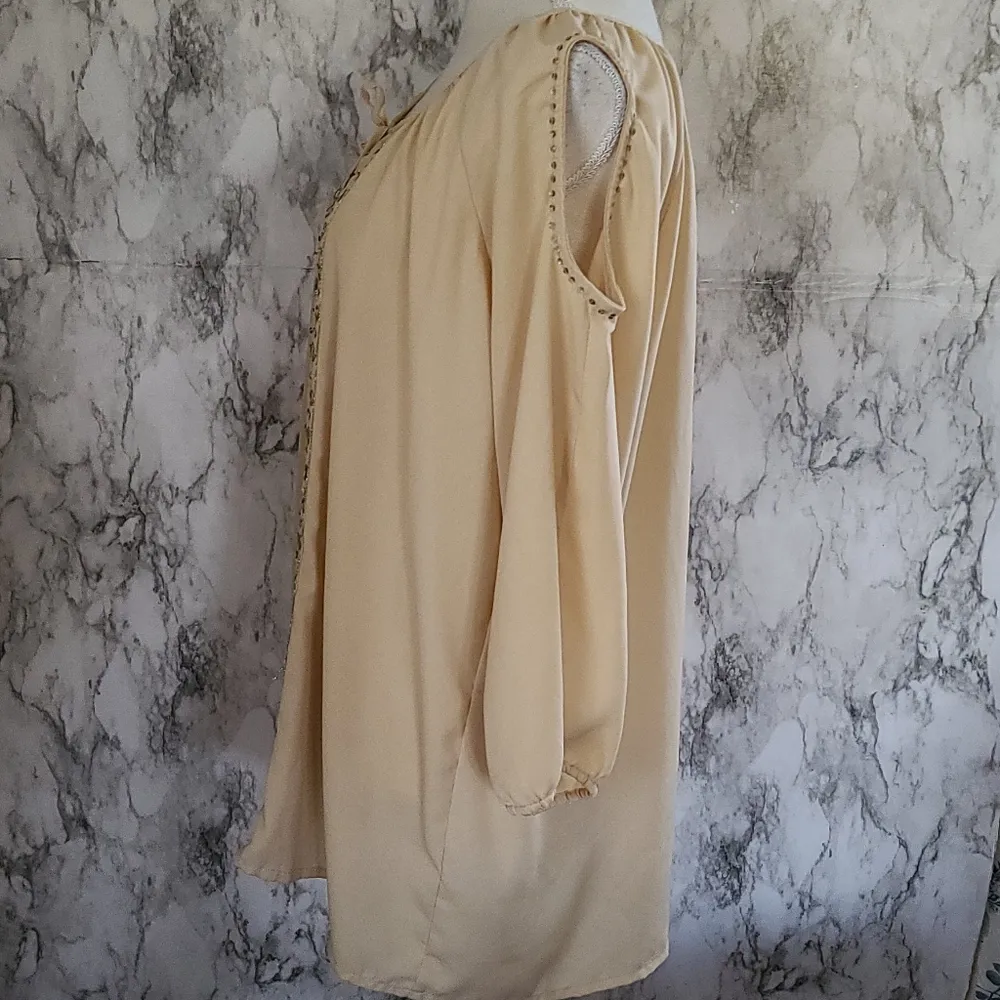 Krazy Kat cold shoulder tunic blouse size xxl - Image 4