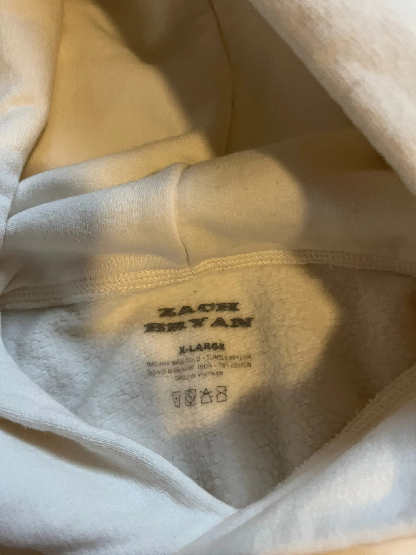 zach bryan merch Tan Size XL - Image 3