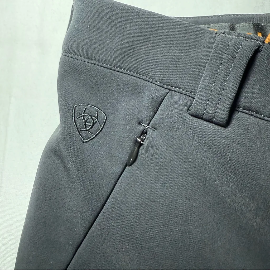 Ariat Pro Series Pants Women 34R Prelude black Fullseat Breeches Knee Equestrian - Image 4