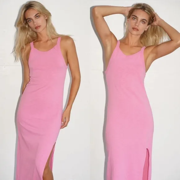 LNA  Clothing Pink Candi Dress - Image 2