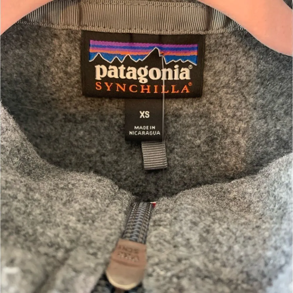 Patagonia Classic Synchilla  Grey zip vest size XS - Image 5