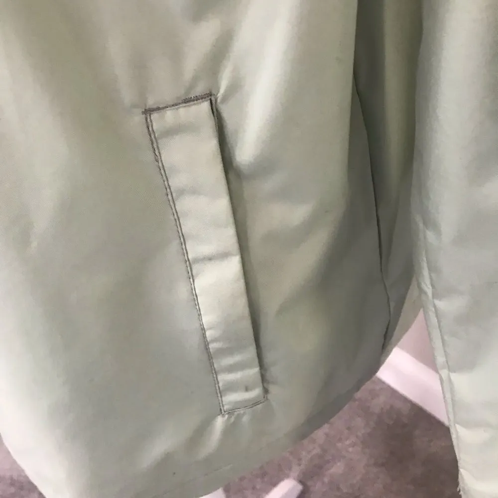 Fleet Street hooded windbreaker rain jacket Green Size undefined - Image 5