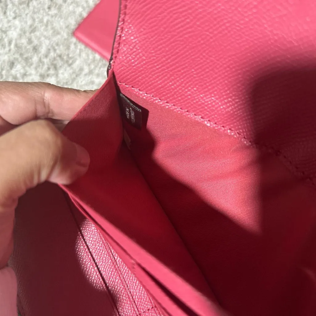 Coach Women's Leather checkbook Wallet - Image 3