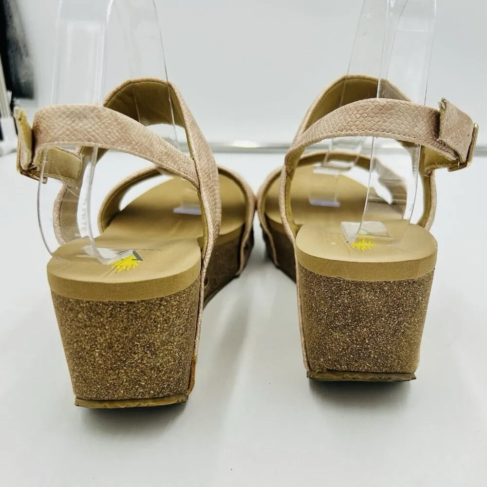 Volatile Flirtation Sandal Blush Pink Snake Print Synthetic Size 9.5 Womens - Image 6