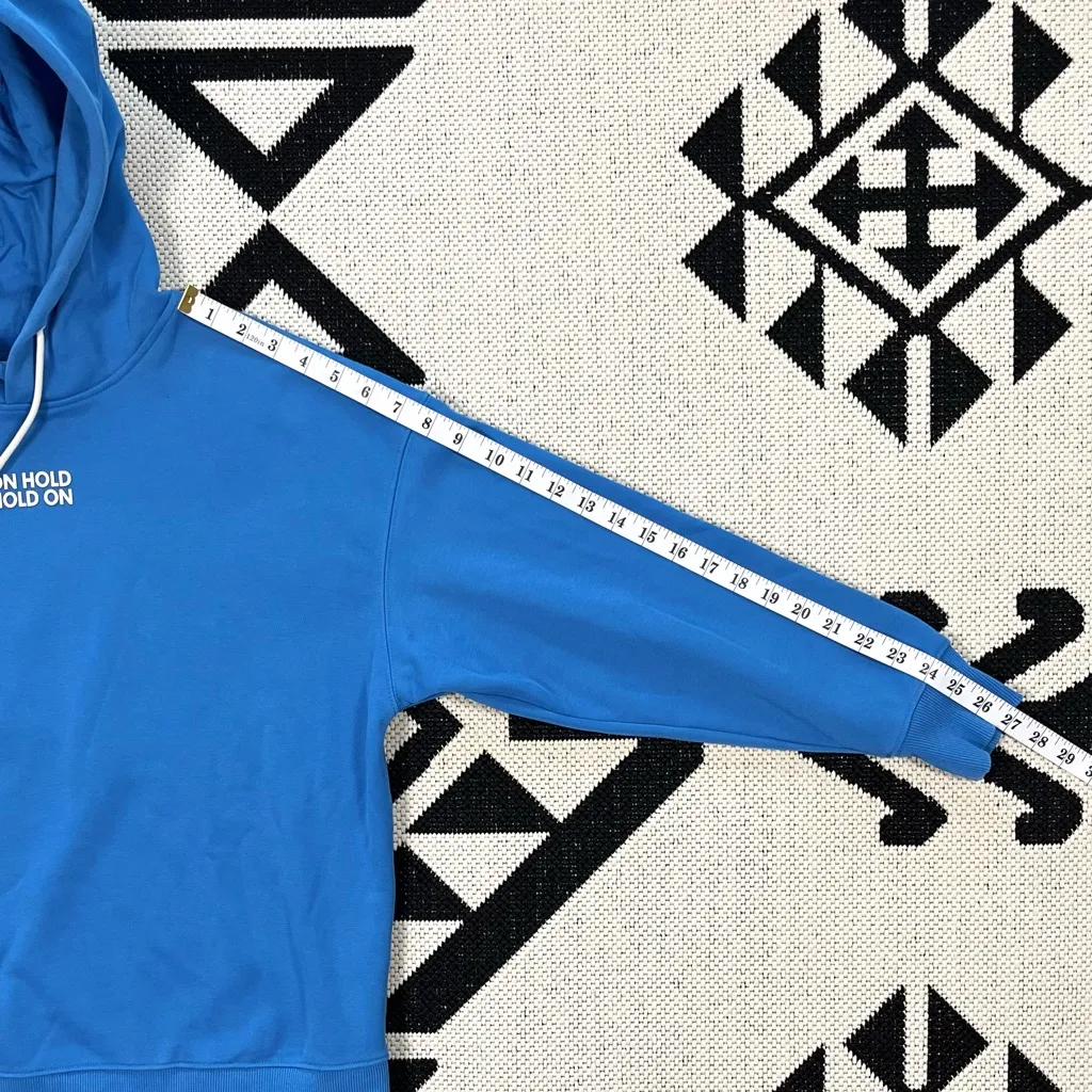 Peek & Cloppenburg Jake*s Casual On Hold Hold On Statement Hoodie in Blue Medium - Image 8