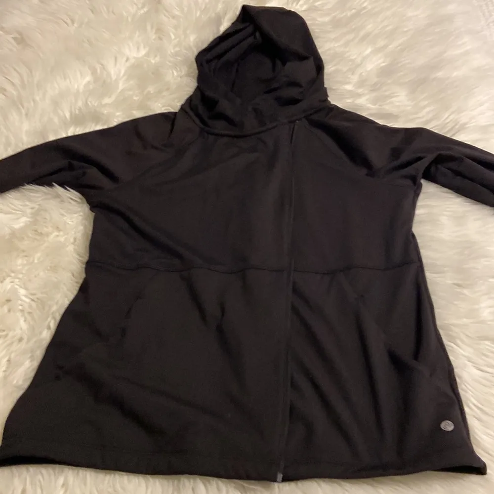 APENA Atlantic Jacket size L it’s warm and cozy length 26” bust 38” color black - Image 11