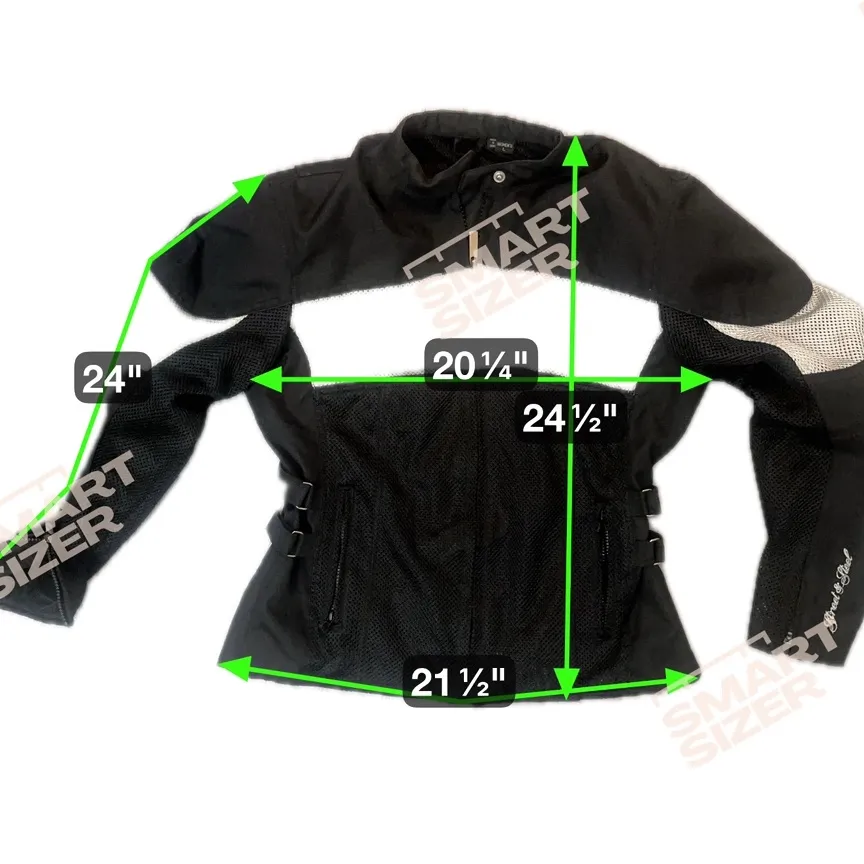 Women Street & Steel Armored Motorcycle Jacket Adjustable Moto Biker Y2K Grunge Black Size L - Image 10