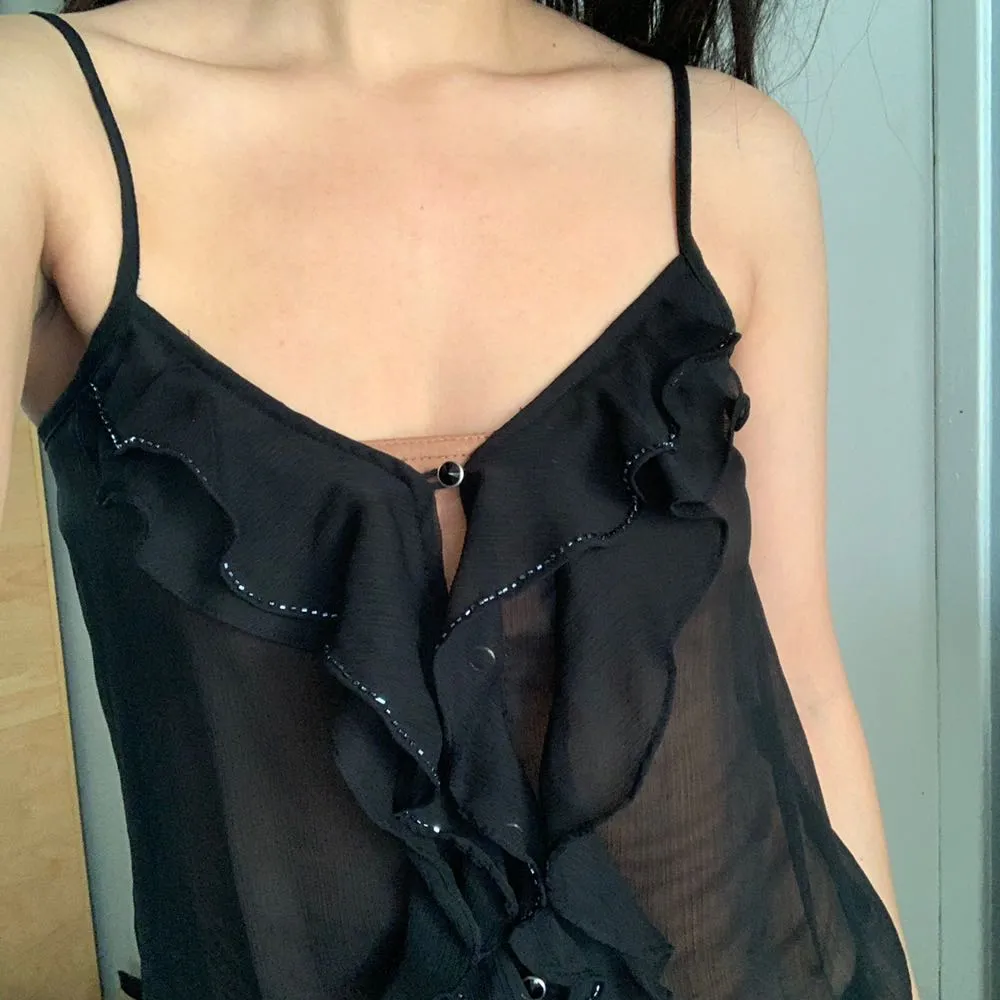 Embellished Ruffle Cami - Image 6