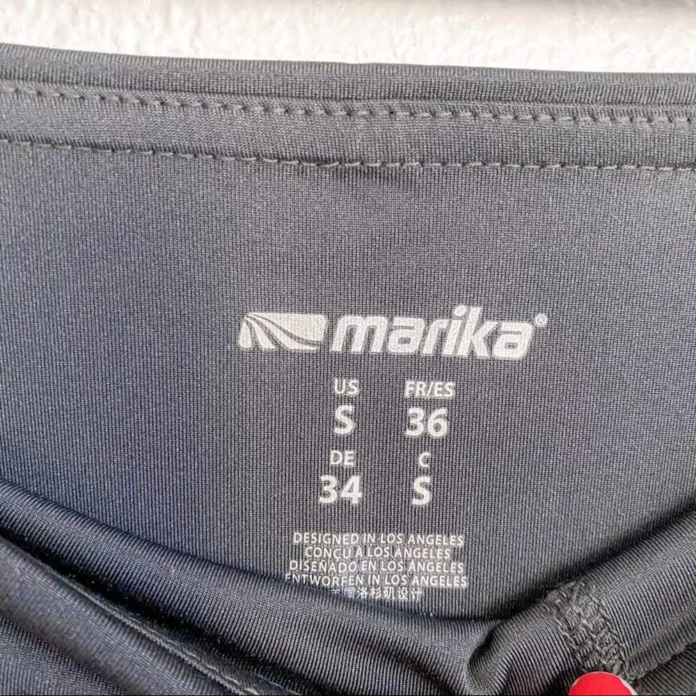 Marika Ava Performance Capri Leggings Size Small Black - Image 5