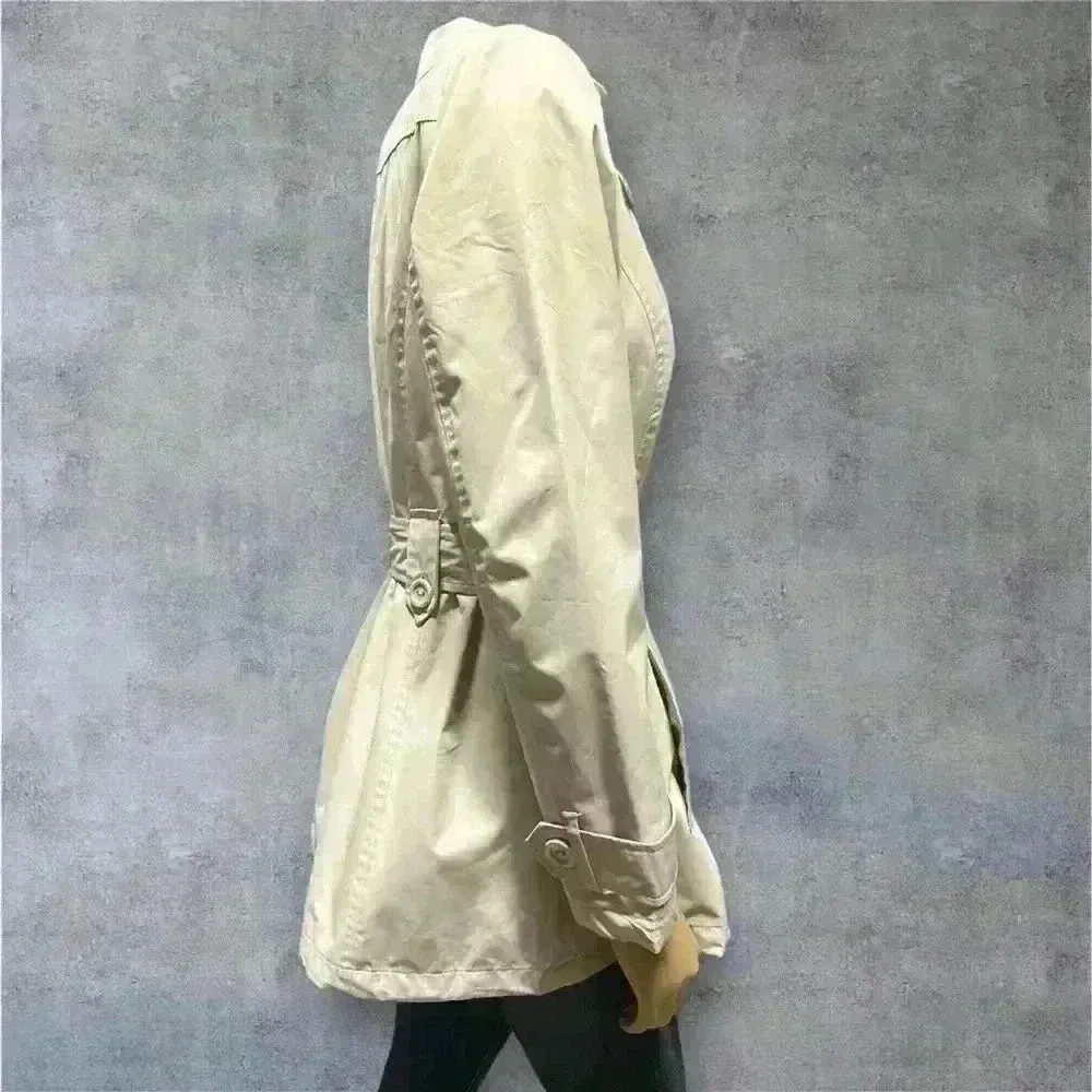 White Stag Classic women’s trench coat Belted Jacket Women’s Sz S 4-6 - Image 9