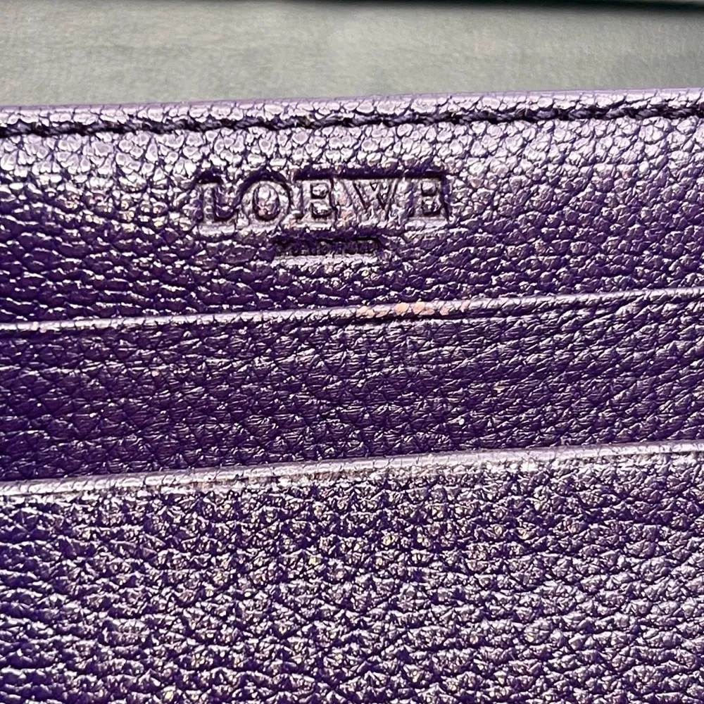 Loewe Purple Bifold Continental Wallet w/ Anagram - Preowned - Image 14