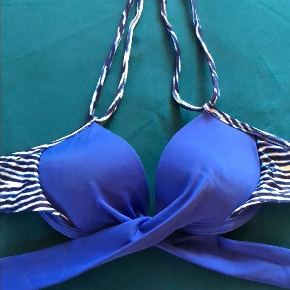 Solkissed Anita Bikini Top in Blue‎ Lagoon nwot Blue Size M - Image 6