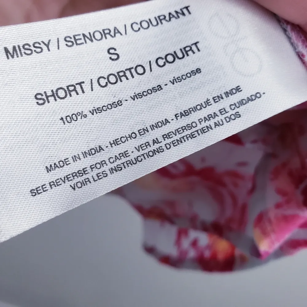 Ella Moss Floral Mini Ruffle Wrap Dress - Image 9