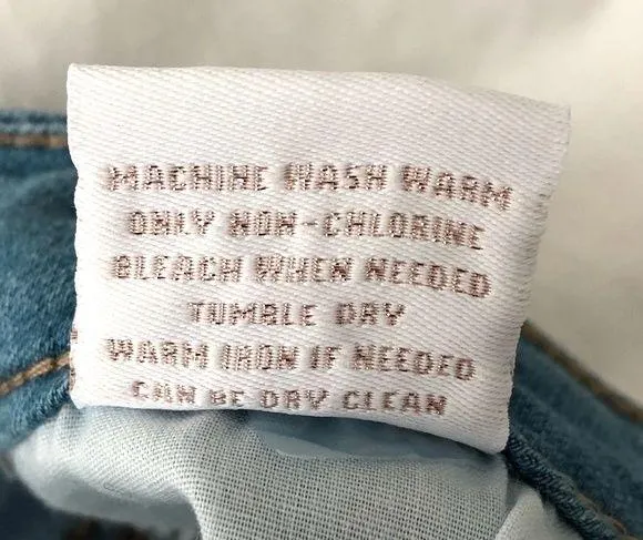 New Frayed Hem High Rise Jean Shorts Medium Wash Stretch Denim Juniors Size 7 - Image 13