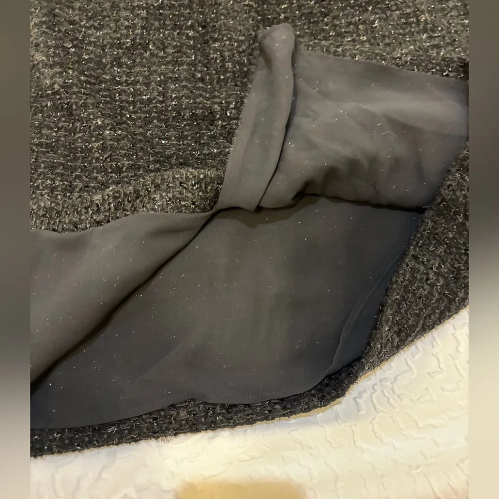 Armani Collezioni Black Bouclé Skirt - Image 4