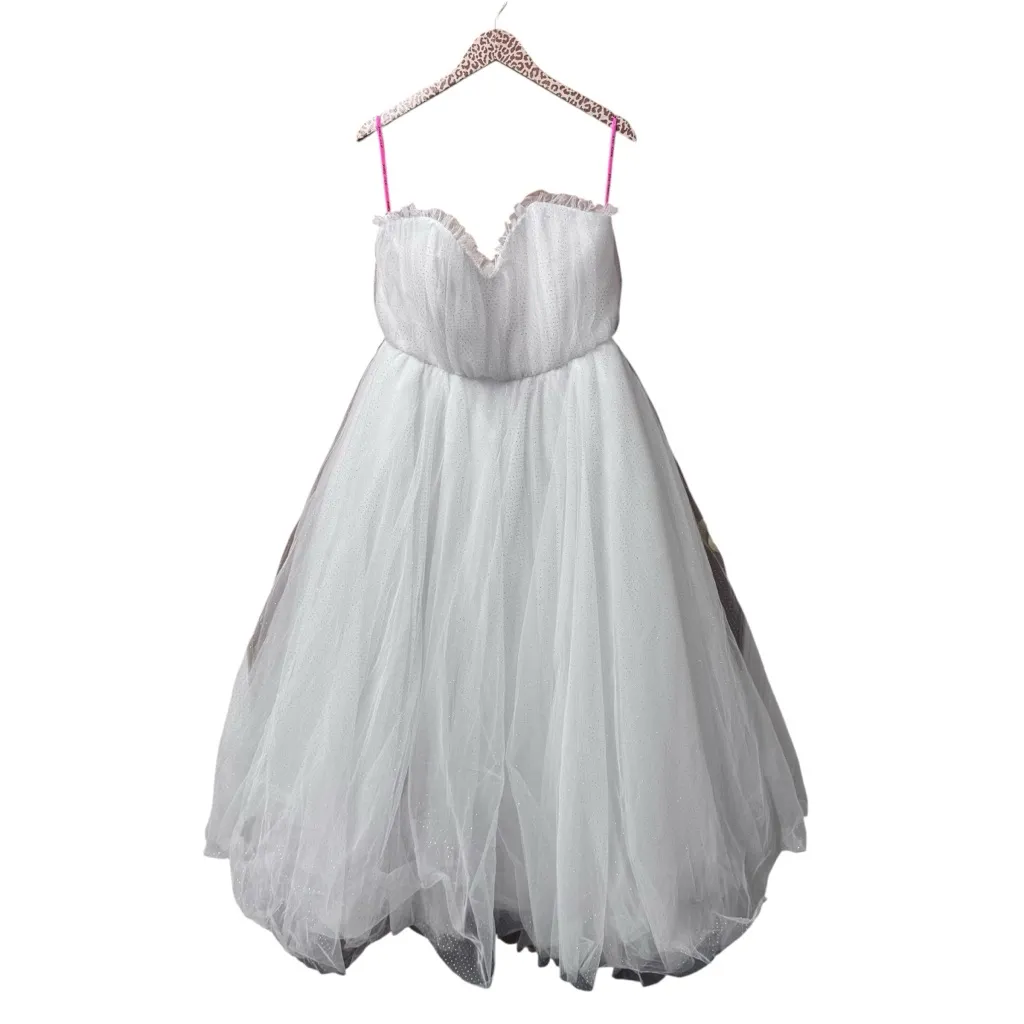 NEW Betsey Johnson Bride Vibes Tule Bridal Dress Gown White XXL NWT $299 - Image 4