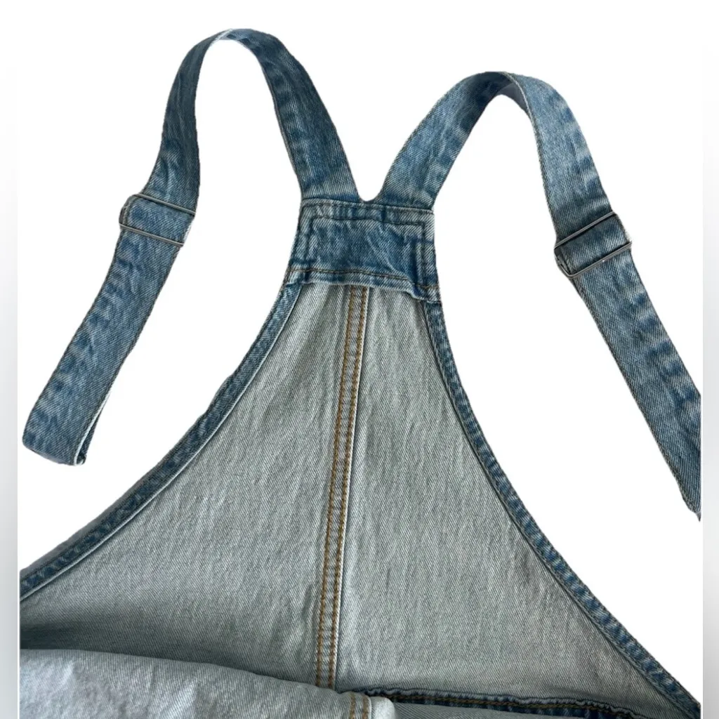 Isabel Maternity by Ingrid & Isabel Blue Denim Shortalls NWT size 0/25 - Image 5