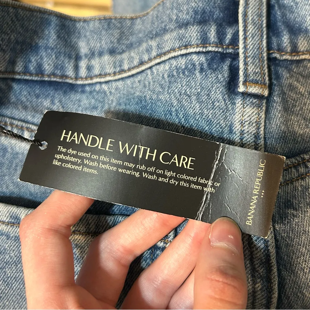 Banana Republic Factory Girlfriend Denim Bermuda Shorts Size 27 4 New - Image 4