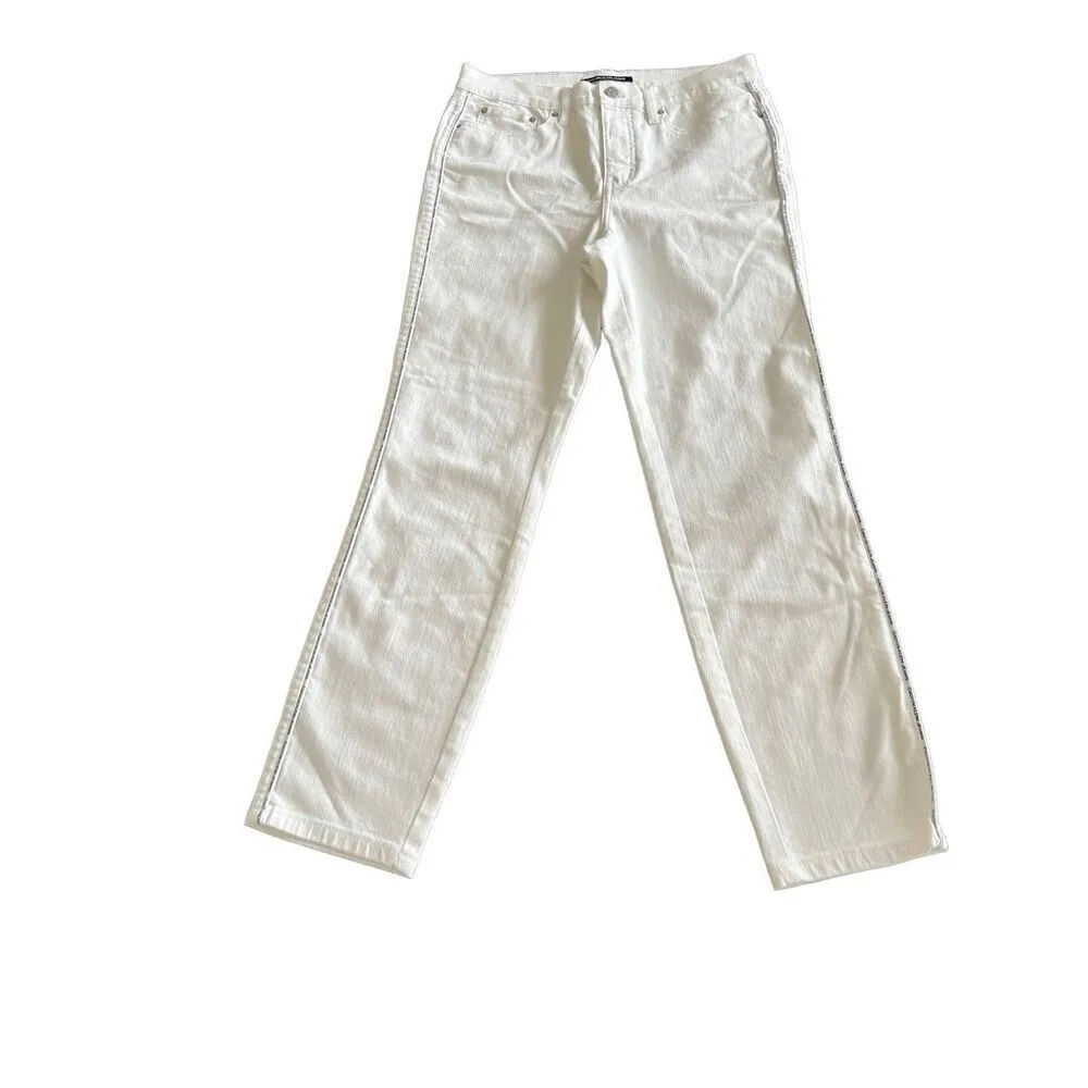 Calvin Klein Women's white Denim jeans size 30 - Image 2