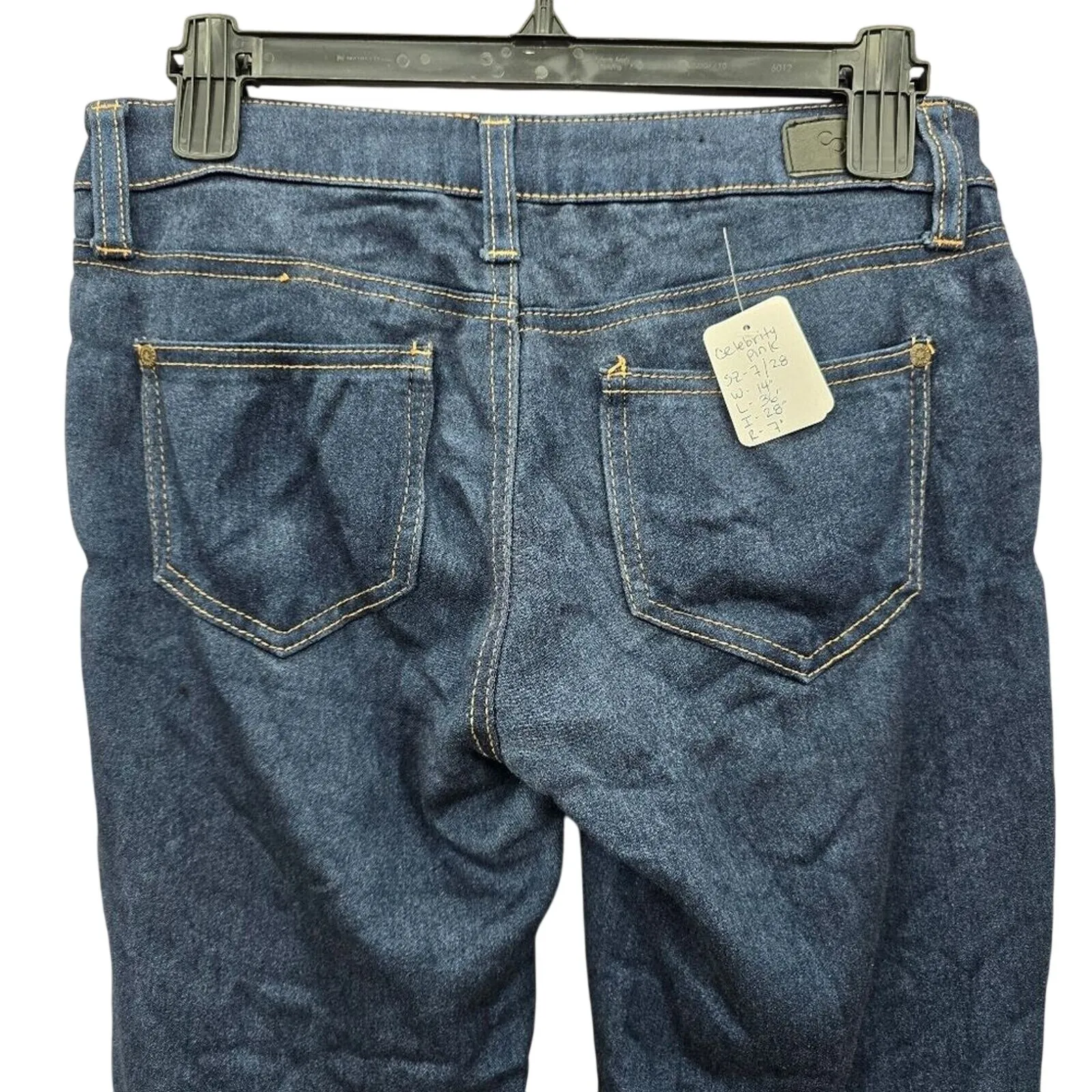 Celebrity Pink Blue Skinny‎ Jeggings Jeans Denim Pants Size 7/28 - Image 5