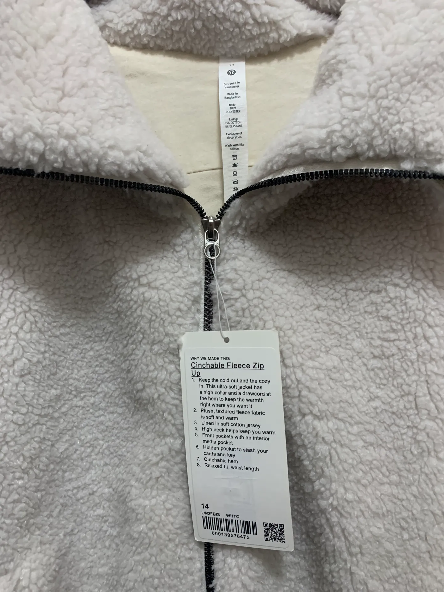 Lululemon Sherpa Zip-Up - Image 2