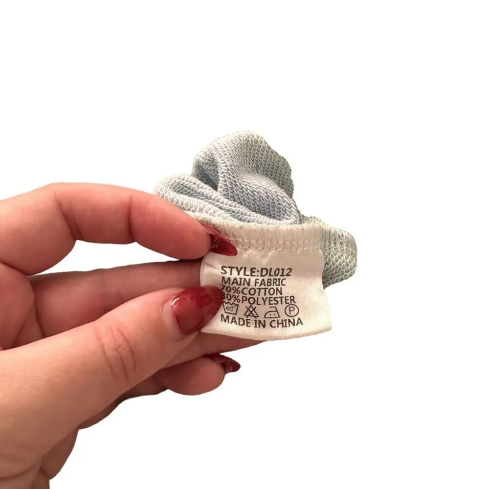 BY DYLN Xander Tie Dye Logo‎ Crewneck Sz Medium Blue - Image 3