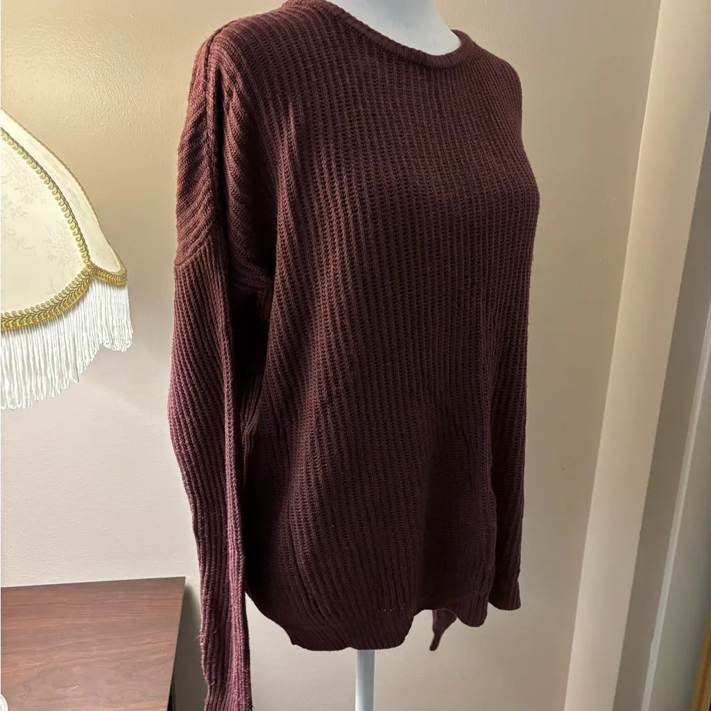 Brandy Melville Plum Knit Sweater - Image 3