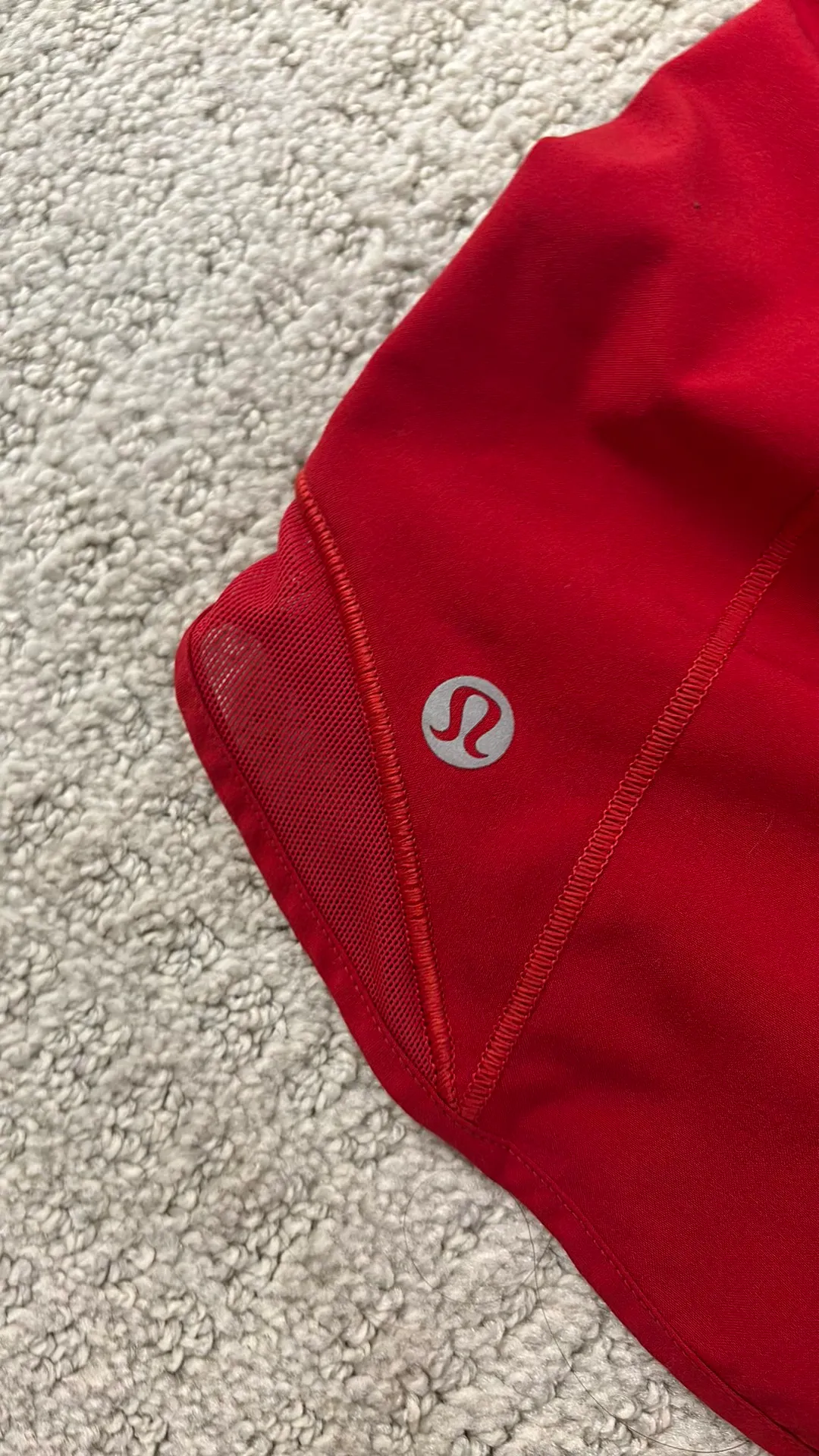 Lululemon Red Hotty Hot Shorts - Image 2