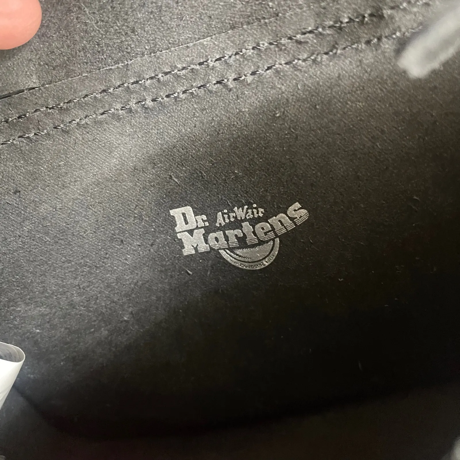 Dr Martens mystic Satchel Bag Floral Print Black Blue Green Leather Crossbody - Image 8