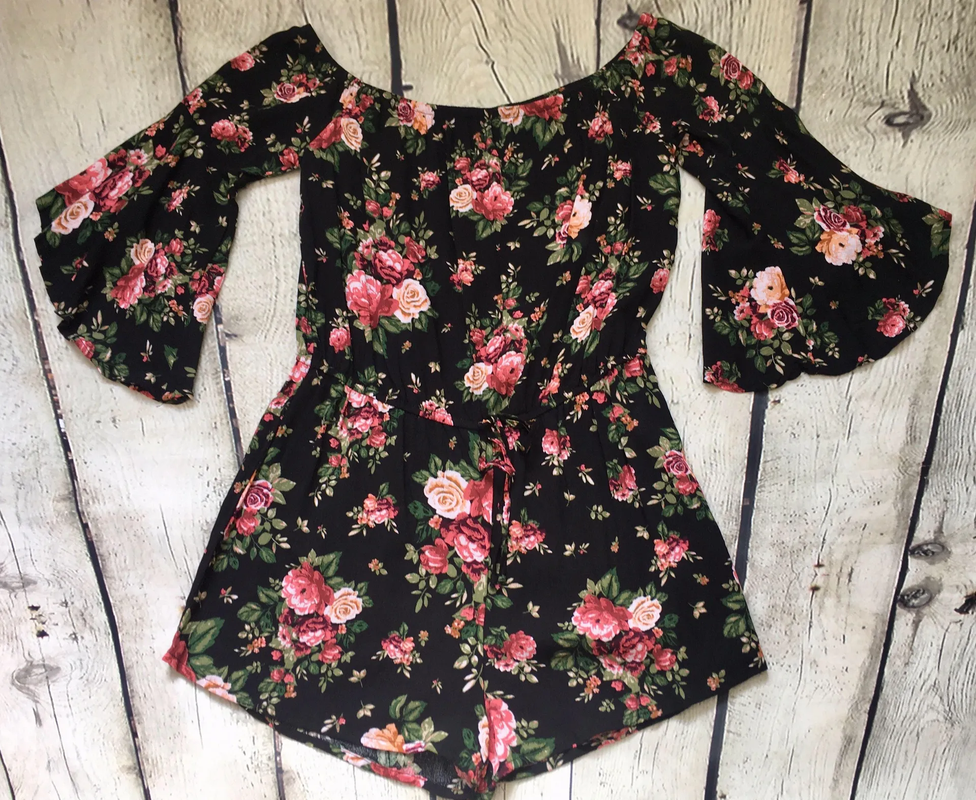 Ambiance Rose Floral Romper - Image 9