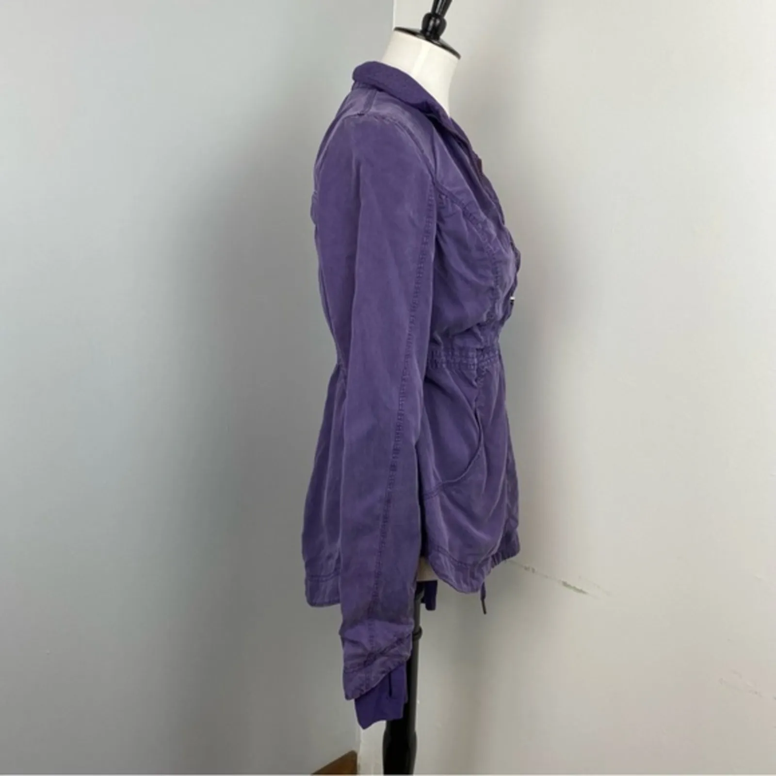 Lululemon Inner Peace Reversible Jacket Concord Grape Sz 6 Full Zip - Image 13