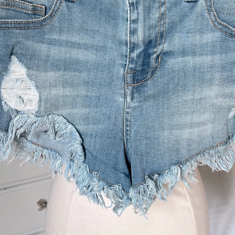 Altard State Jean Shorts Cutoffs Distressed Denim Womens 3 New - Image 6