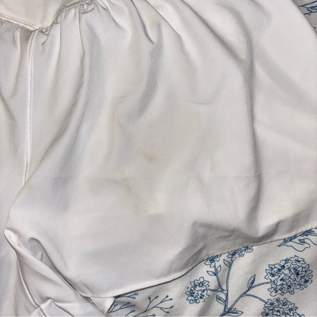 Aerie White flowy  crossover shorts - Image 2