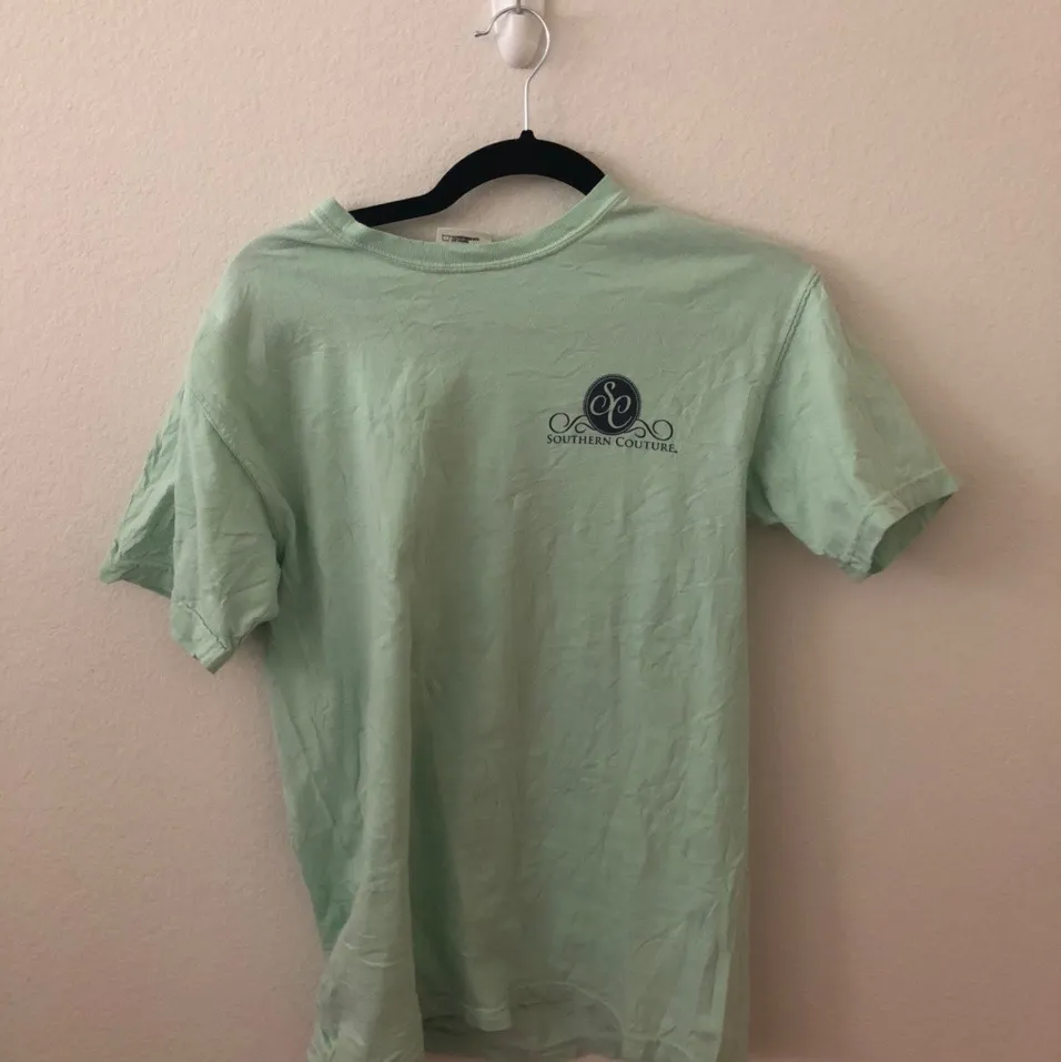mint green  shirt - Image 3
