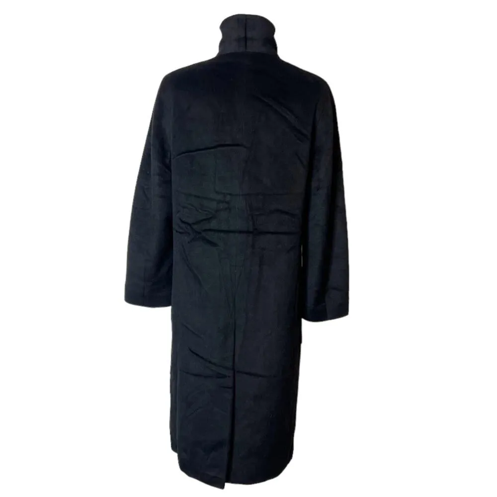 Max Mara wool and alpaca black coat - Image 2