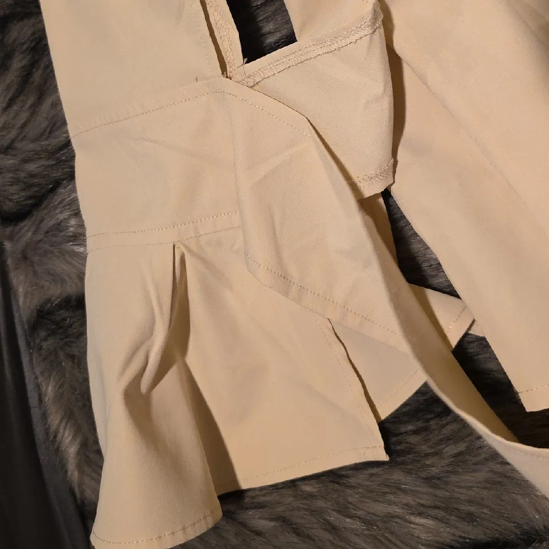 PrettyLittleThing Cream Button-Up Blouse - Image 5