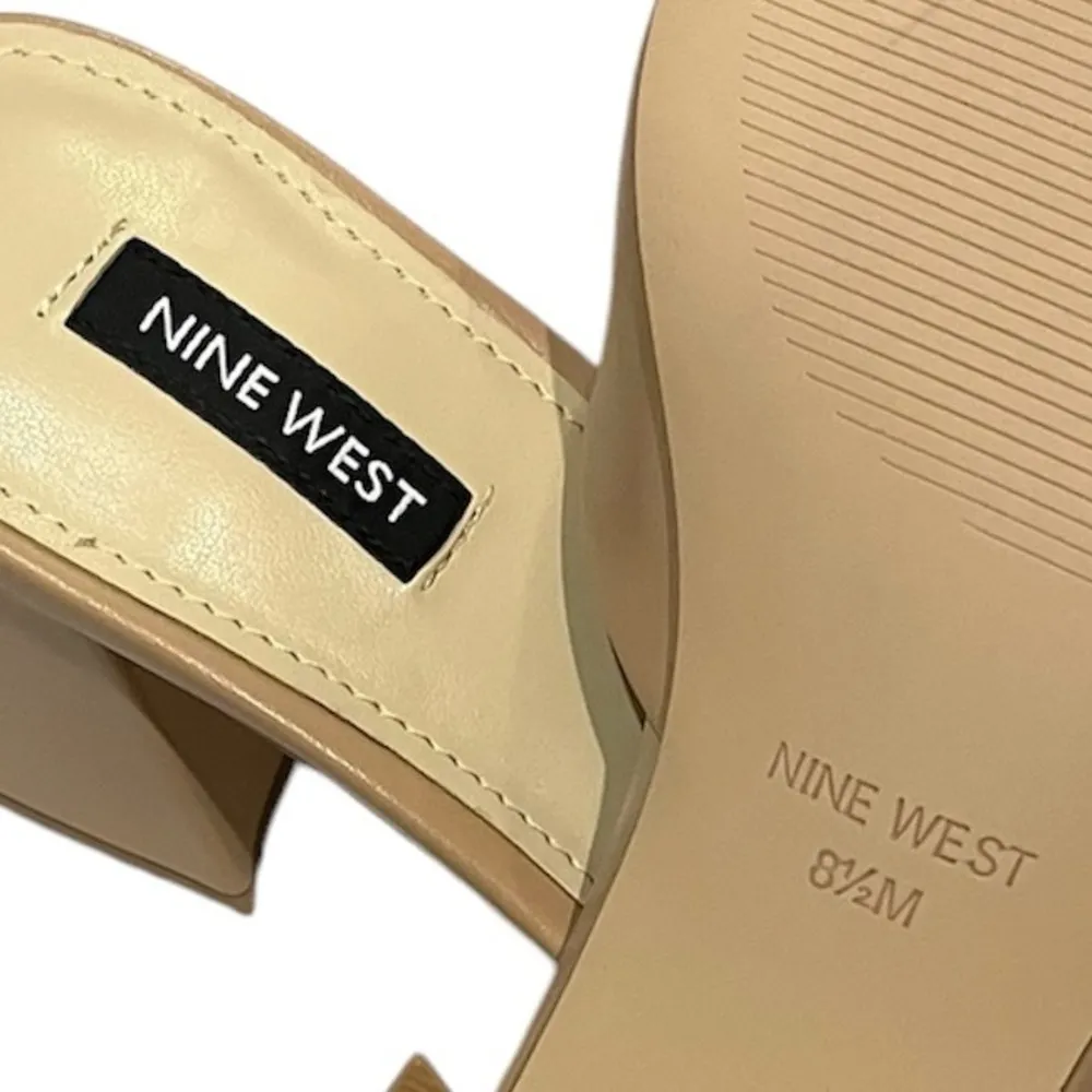 NEW Nine West Women’s Gagen Slide Sandals size 8.5 Light Pink - Image 10