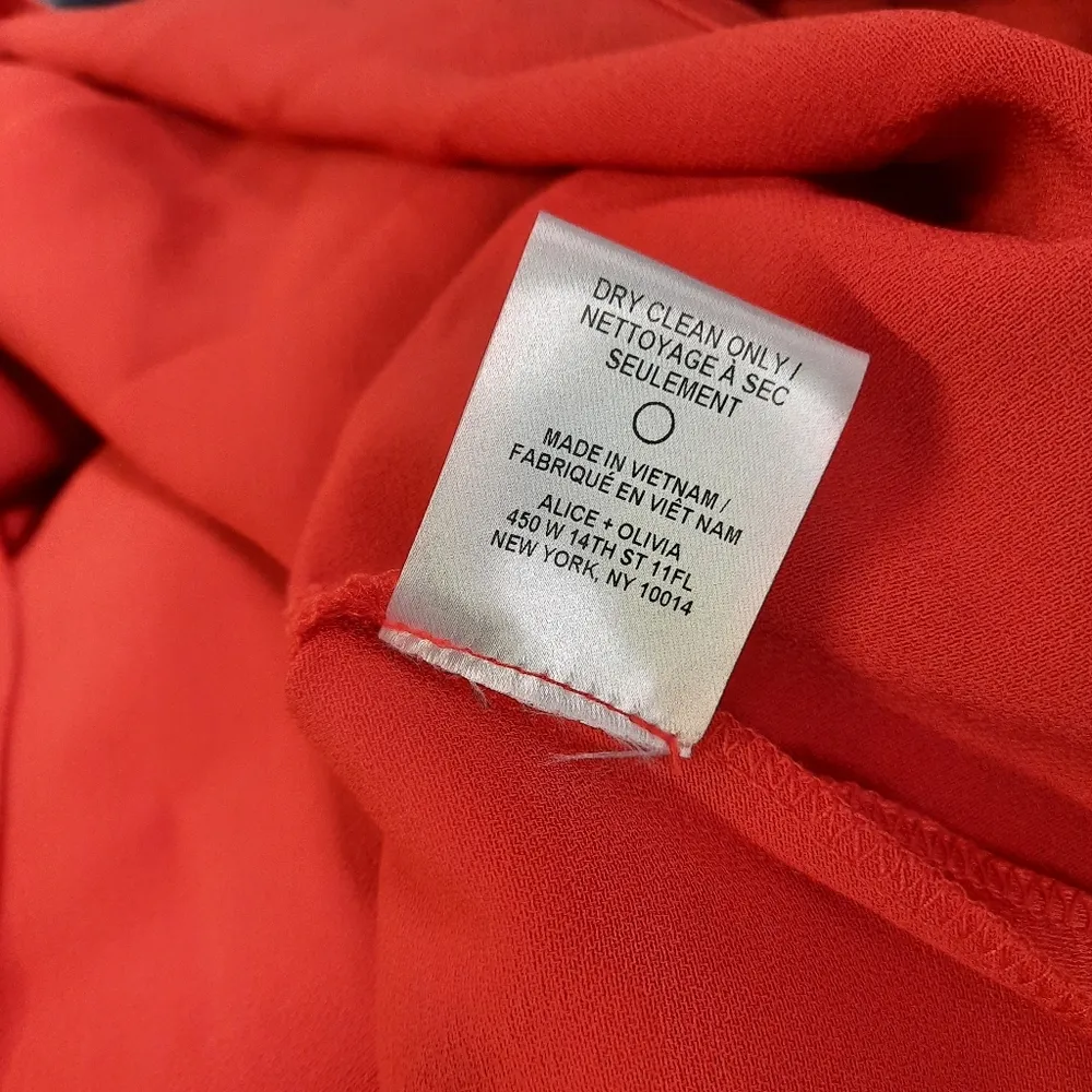 Alice + Olivia Harmon Camisole Top Women's Large Draped Cowl Neck Blouse - Image 7