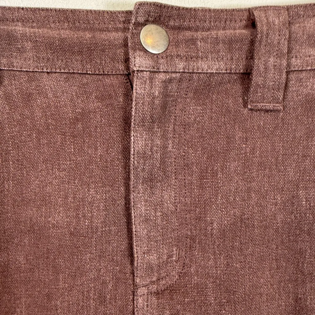 Patagonia Hemp A-Line Midi Skirt Womens 10 Brown Hiking Outdoor Gorpcore Classic - Image 5