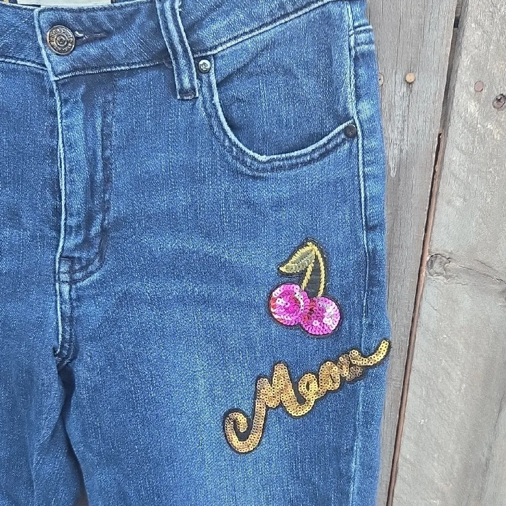 Kate Spade Broome Street Embellished Spadefun Sequin Girlfriend Jeans - Image 4